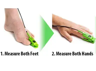 Measure Both Feet and Hands